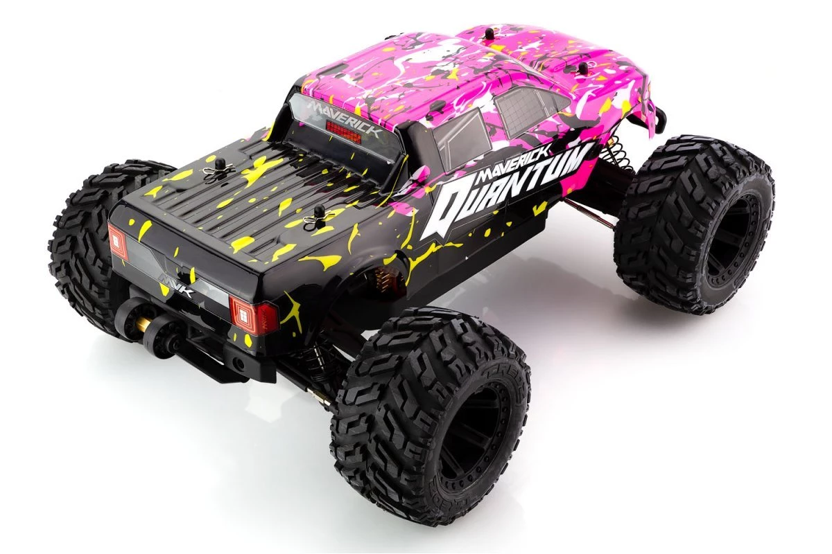 150101 | Maverick 1/10 Quantum MT 4WD Electric Off Road RTR RC Truck - Pink - Image 2
