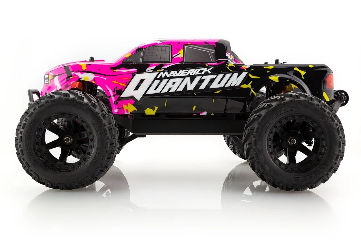 150101 | Maverick 1/10 Quantum MT 4WD Electric Off Road RTR RC Truck - Pink - Image 6