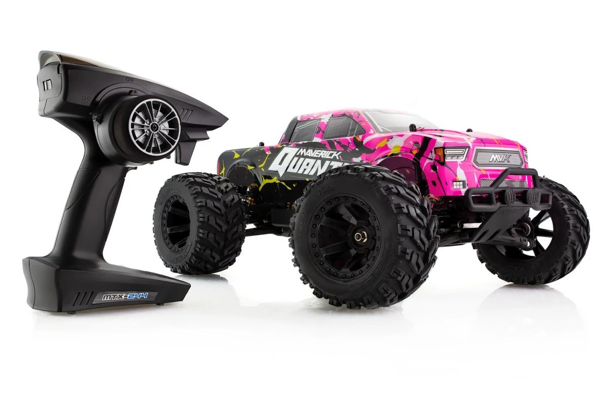 150101 | Maverick 1/10 Quantum MT 4WD Electric Off Road RTR RC Truck - Pink - Image 8