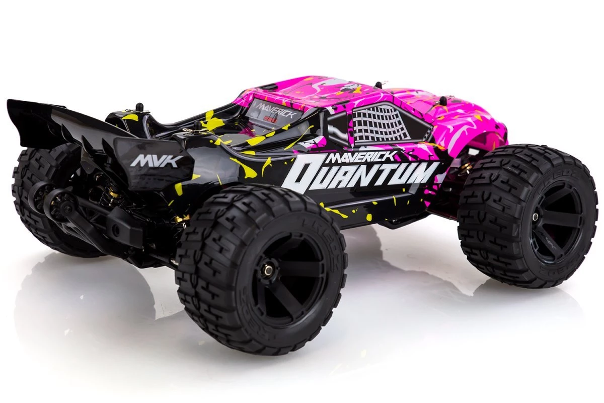 150106 | Maverick 1/10 Quantum XT 4WD Electric Off Road RTR RC Truggy - Pink - Image 2