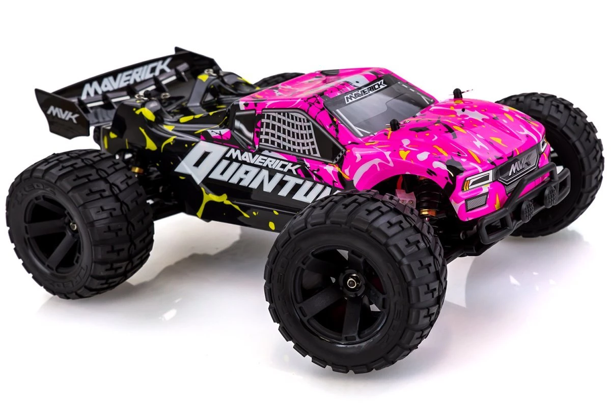 150106 | Maverick 1/10 Quantum XT 4WD Electric Off Road RTR RC Truggy - Pink - Image 3