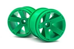 150164 | Maverick 2.8" Green 5 Spoke Rims 2Pcs