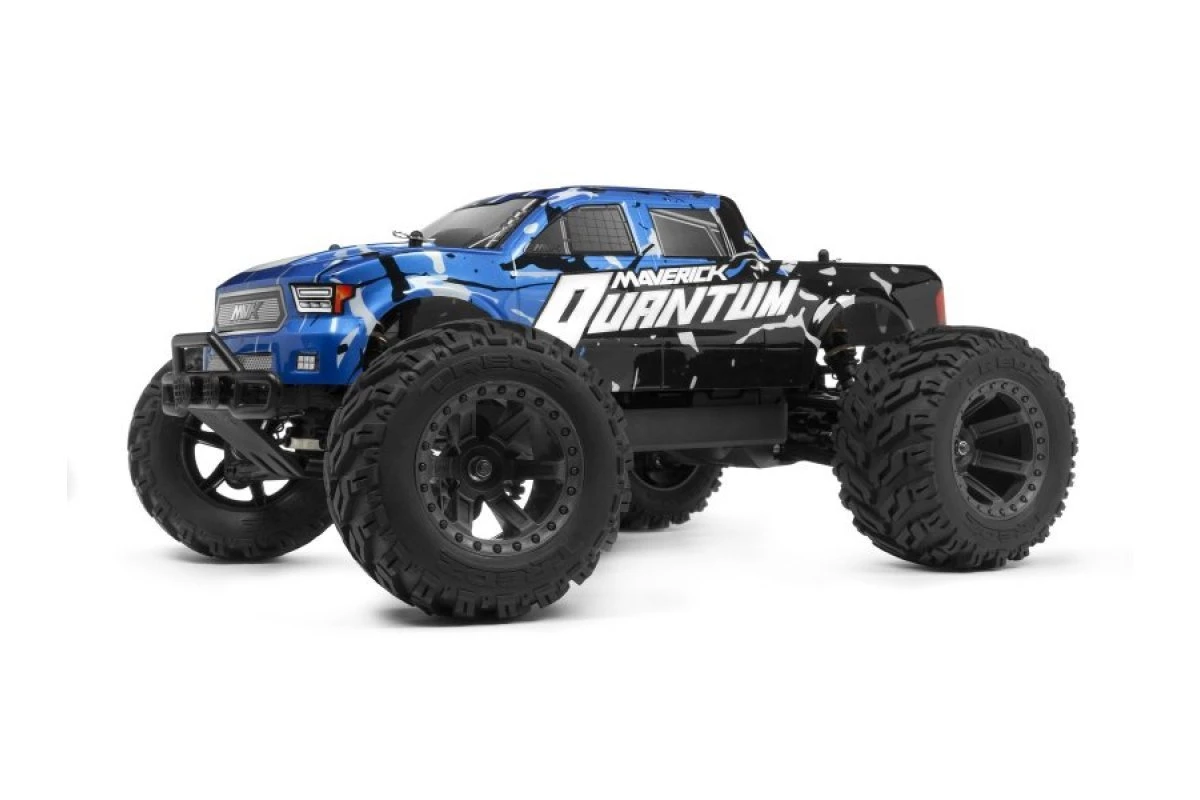 150171 | Maverick 1/10 Quantum MT Blue & Silver Painted Body Shell W/ Decals