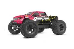 150172 | Maverick 1/10 Quantum MT Pink & Yellow Painted Body Shell W/ Decals
