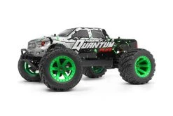 150174 | Maverick 1/10 Quantum MT Silver & Green Painted Body Shell W/ Decals