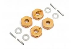 150233 | Maverick 14mm Aluminium Wheel Hexes 4Pcs