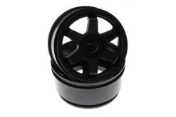150295 | Maverick 2.6-3.0" Quantum R Black Race Truck 6 Spoked Rims 2Pcs