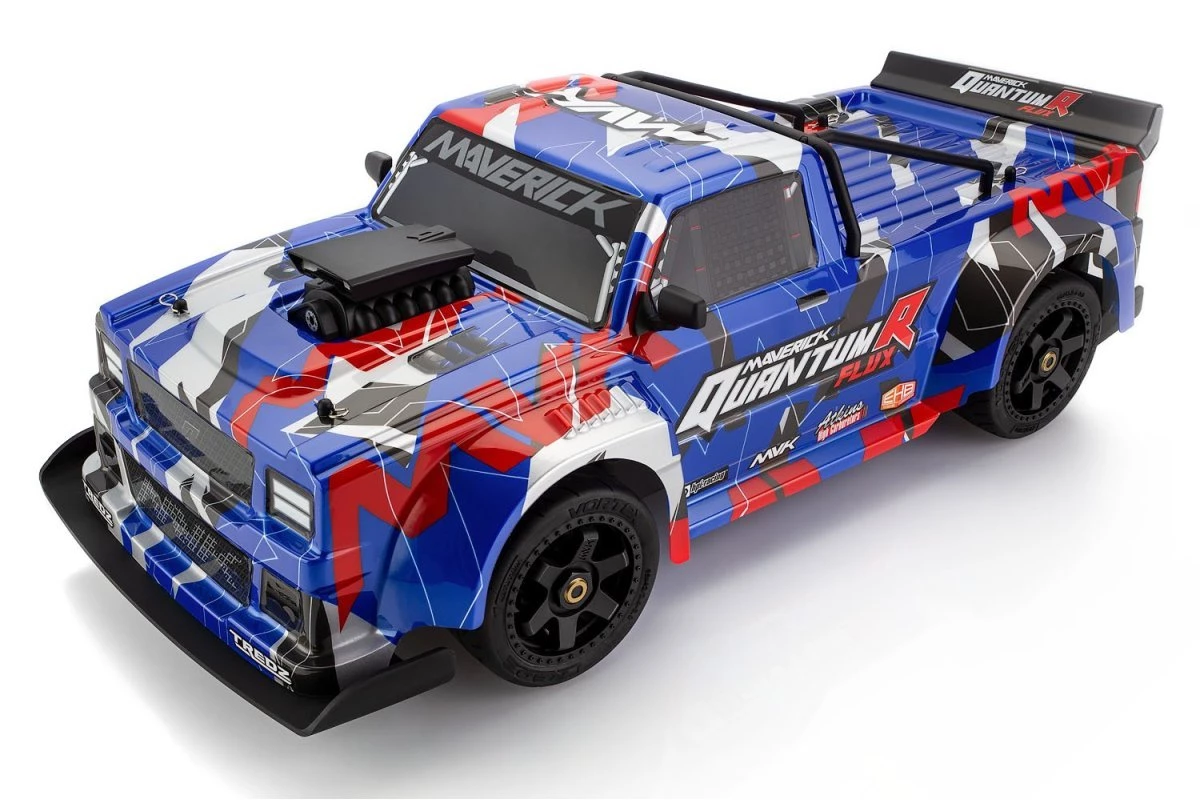 150312 | Maverick 1/8 Quantum R Flux Electric Brushless On Road RTR RC Car - Blue/Red