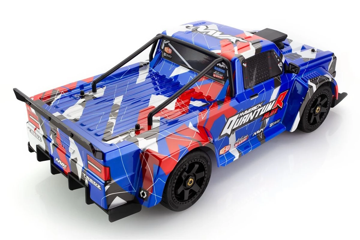 150312 | Maverick 1/8 Quantum R Flux Electric Brushless On Road RTR RC Car - Blue/Red - Image 2