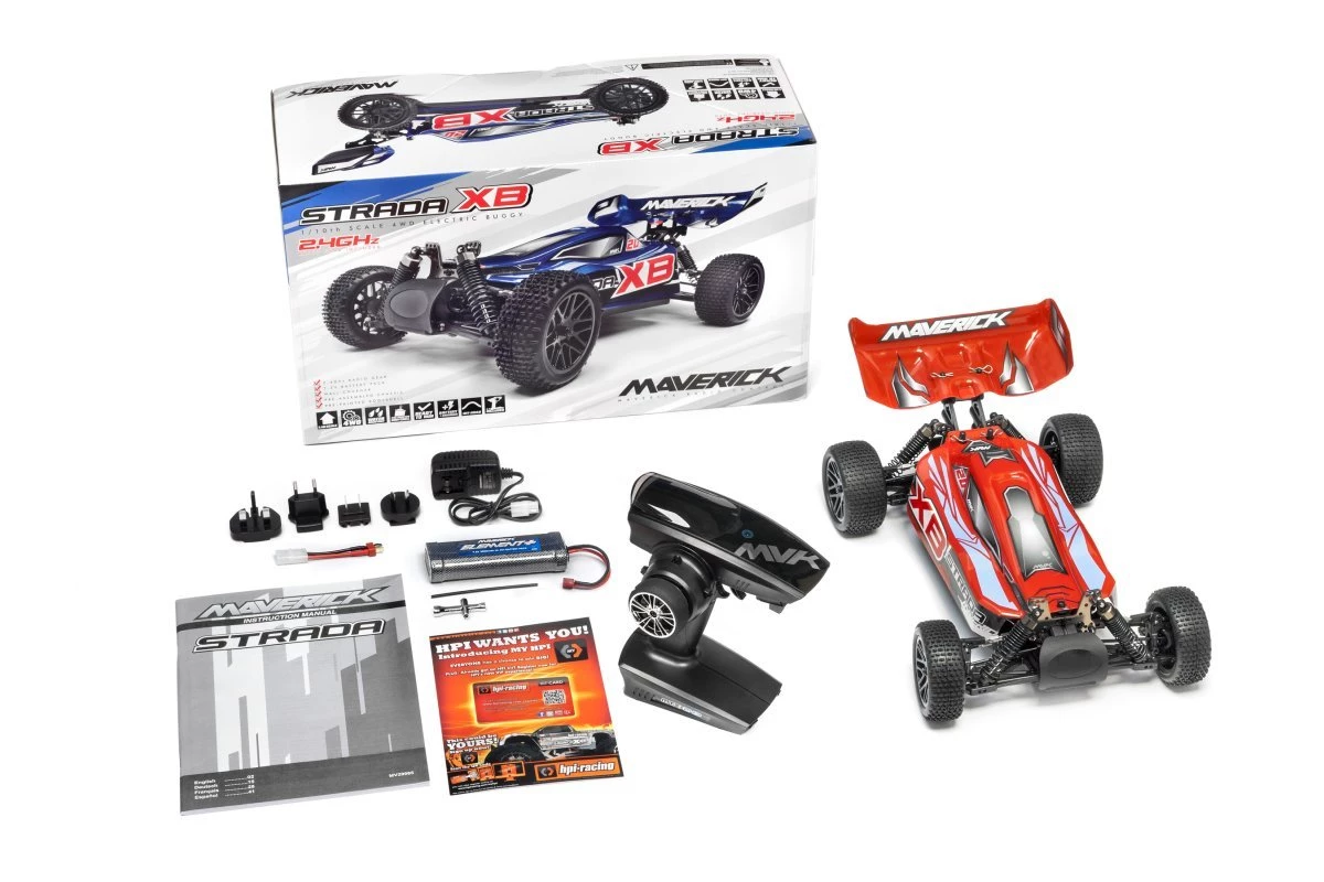 MV12621 | Maverick 1/10 Strada XB Electric Brushless 4WD Off Road RTR RC Buggy - Image 5