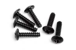 MV22048 | Maverick 3x12mm Coarse Thread Button Head Screws 6Pcs