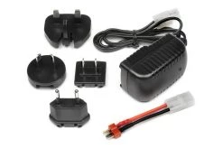MV22761 | Maverick Multi-Region 9v 300mAh Charger For 7.2v NiMH Battery W/ Tamiya To Deans Adapter