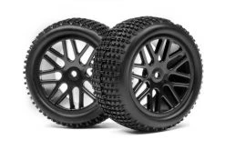MV22769 | Maverick 2.5" Strada XB Tyres On Black Split Spoke Wheels - Glued Wheels 2Pcs