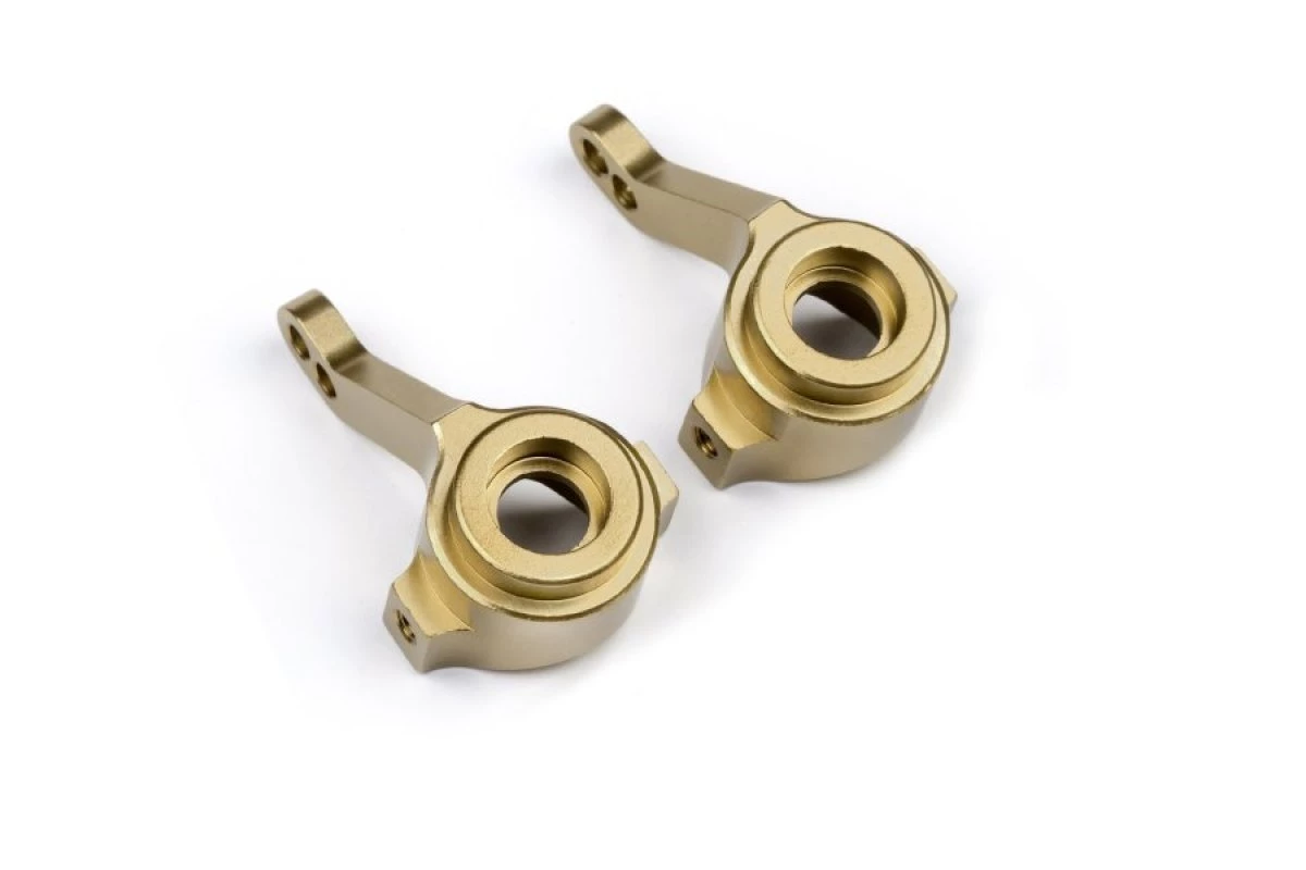 MV22803 | Maverick Gold Aluminium 1/10 Strada Steering Hubs 2Pcs - Image 2
