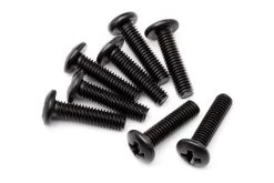 MV25035 | Maverick 3x12mm Fine Thread Button Head Screws 8Pcs