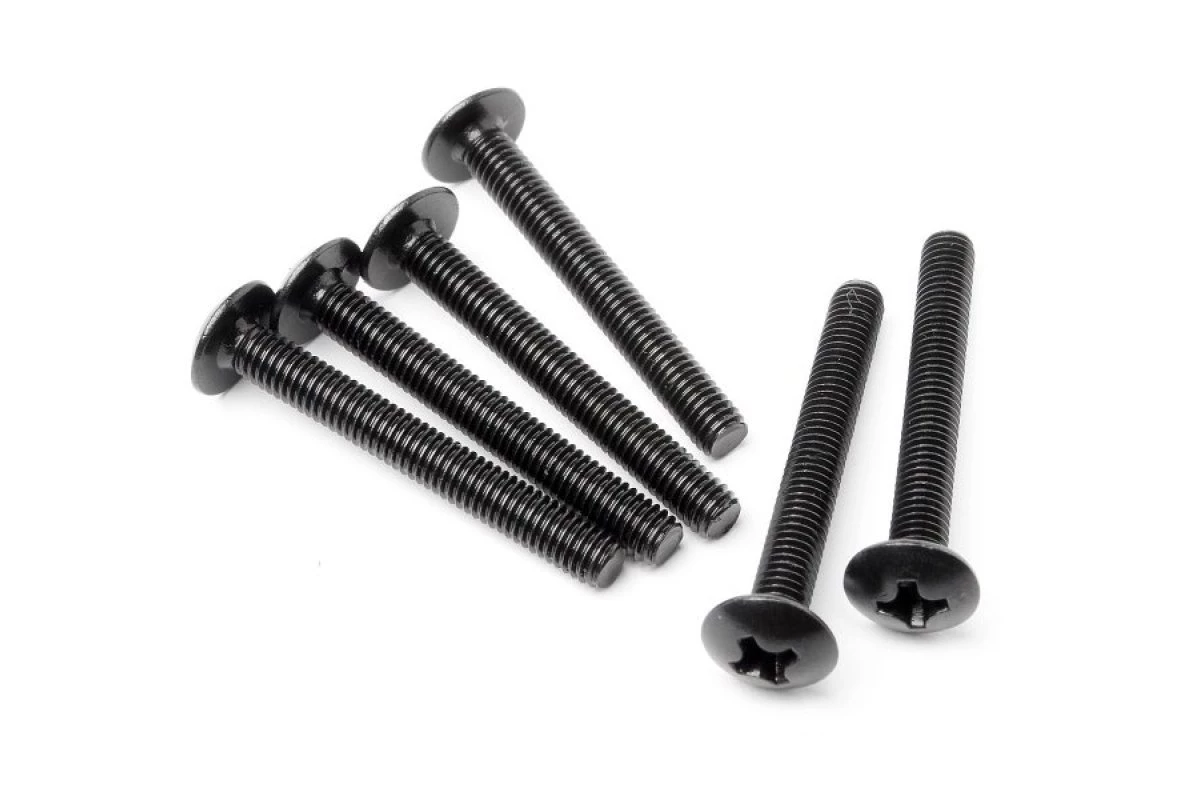 MV25043 | Maverick 3x24mm Fine Thread Button Head Screws 6Pcs