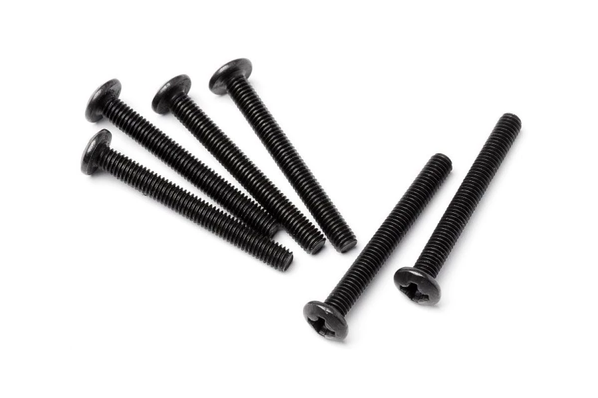 MV25044 | Maverick 3x26mm Fine Thread Button Head Screws 6Pcs