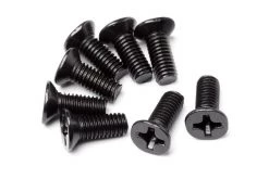 MV25045 | Maverick 3x8mm Fine Thread Countersunk Head Screws 8Pcs